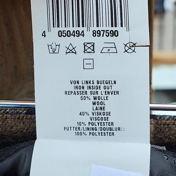 Atelier Gardeur Germany Plaid Skirt Wool Women's Size 16 XL - Picture 4 of 8